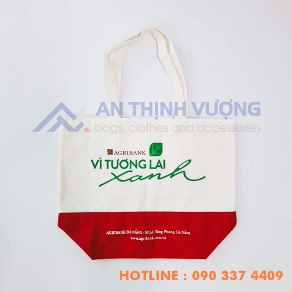 Túi phối màu in logo AGRIBANK